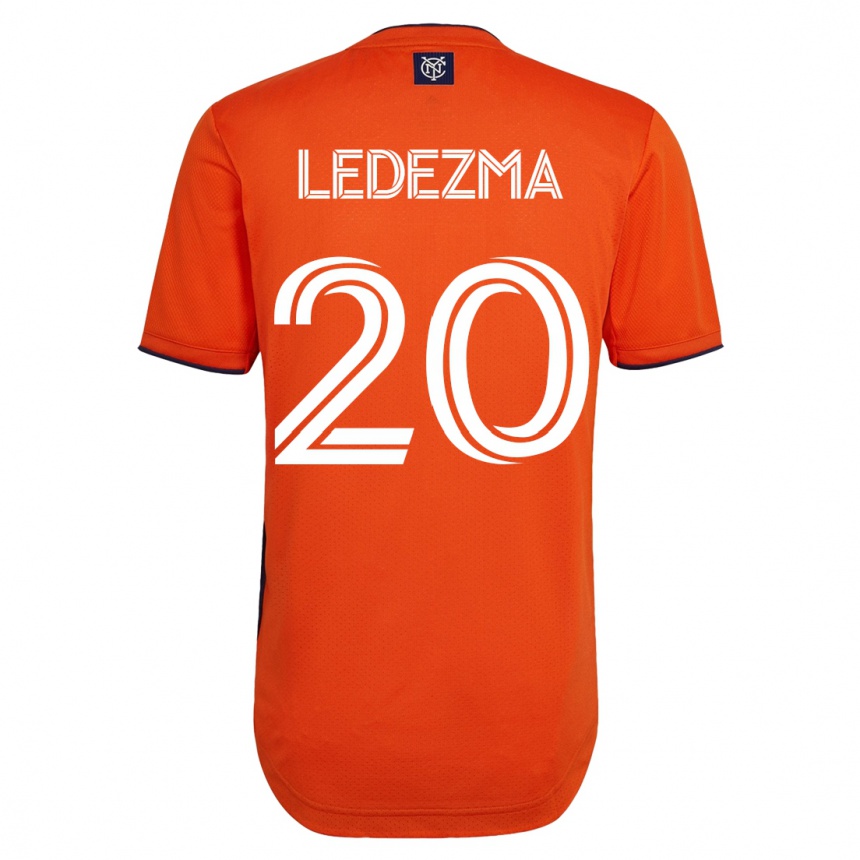 Men Football Richard Ledezma #20 Black Away Jersey 2023/24 T-Shirt