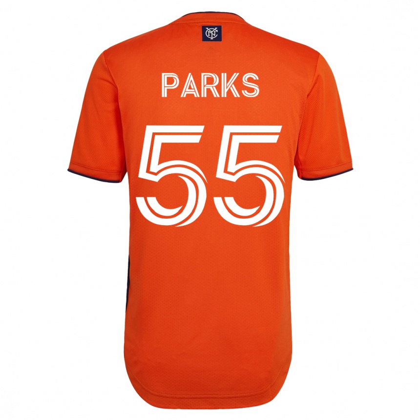 Men Football Keaton Parks #55 Black Away Jersey 2023/24 T-Shirt