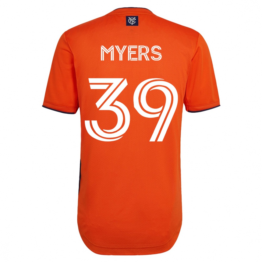 Men Football Md Myers #39 Black Away Jersey 2023/24 T-Shirt