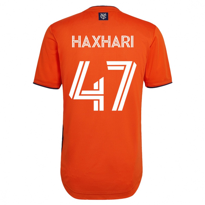 Men Football Klevis Haxhari #47 Black Away Jersey 2023/24 T-Shirt