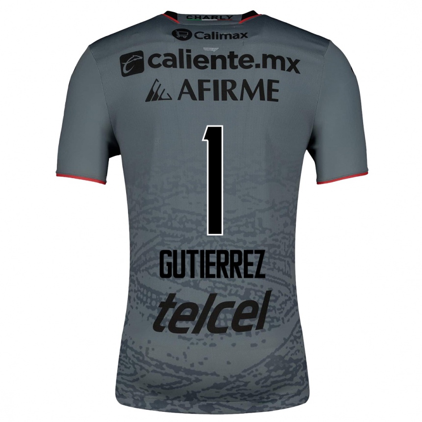 Men Football Alejandra Gutiérrez #1 Grey Away Jersey 2023/24 T-Shirt
