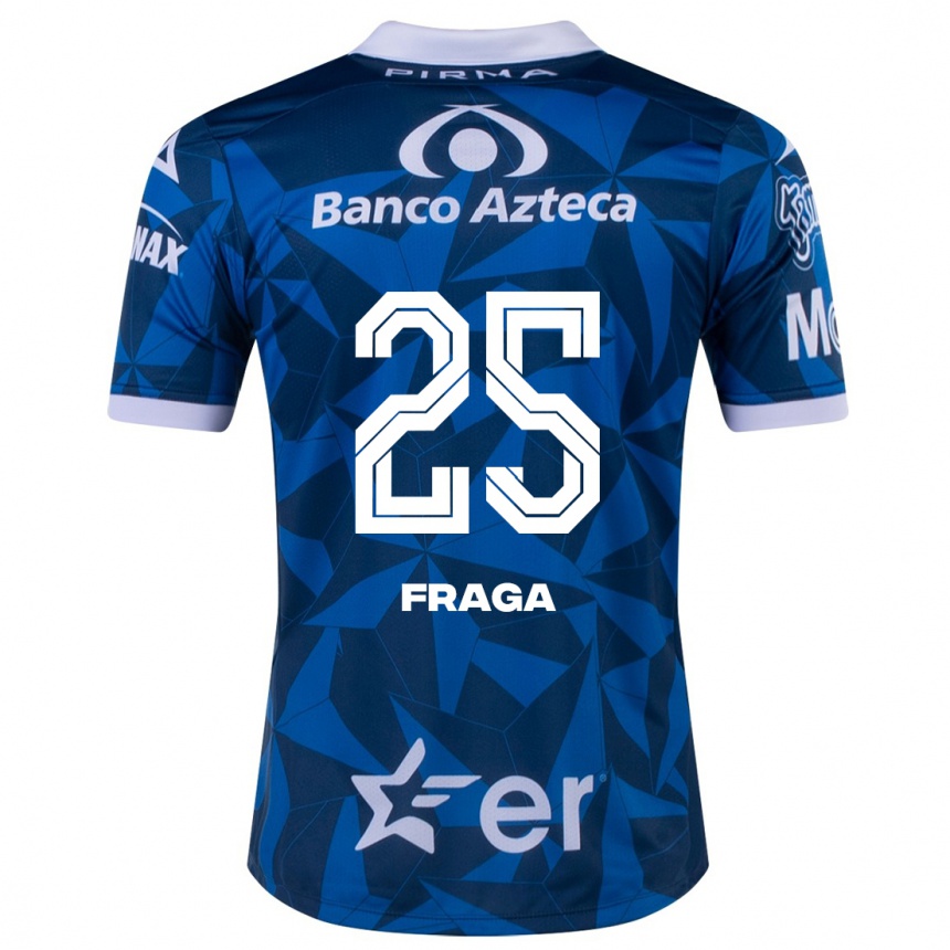Men Football Miguel Fraga #25 Blue Away Jersey 2023/24 T-Shirt