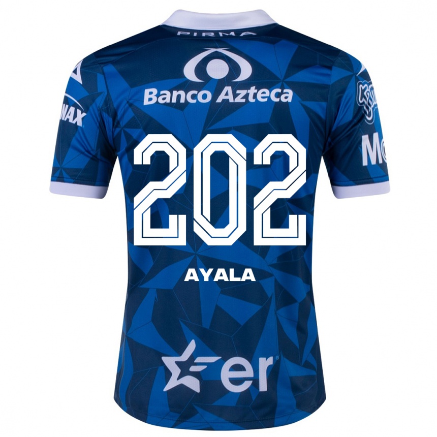 Men Football Diego Ayala #202 Blue Away Jersey 2023/24 T-Shirt