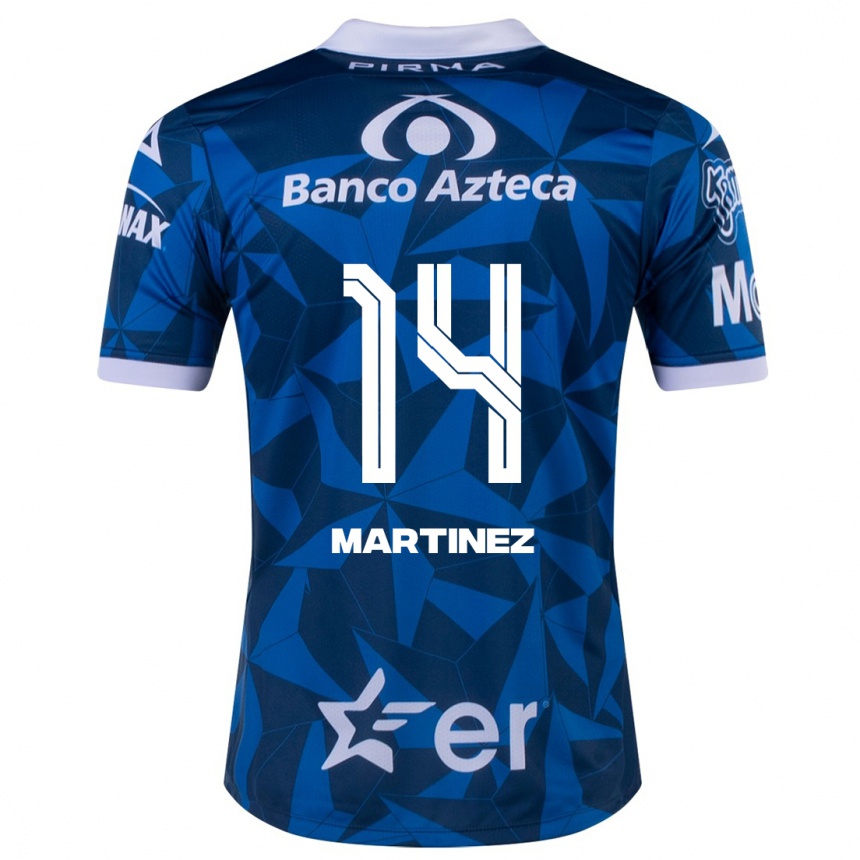 Men Football Samantha Martínez #14 Blue Away Jersey 2023/24 T-Shirt