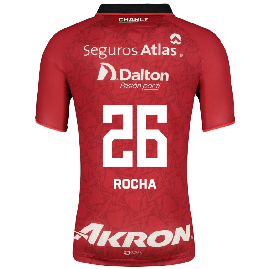 Men Football Aldo Rocha #26 Red Away Jersey 2023/24 T-Shirt