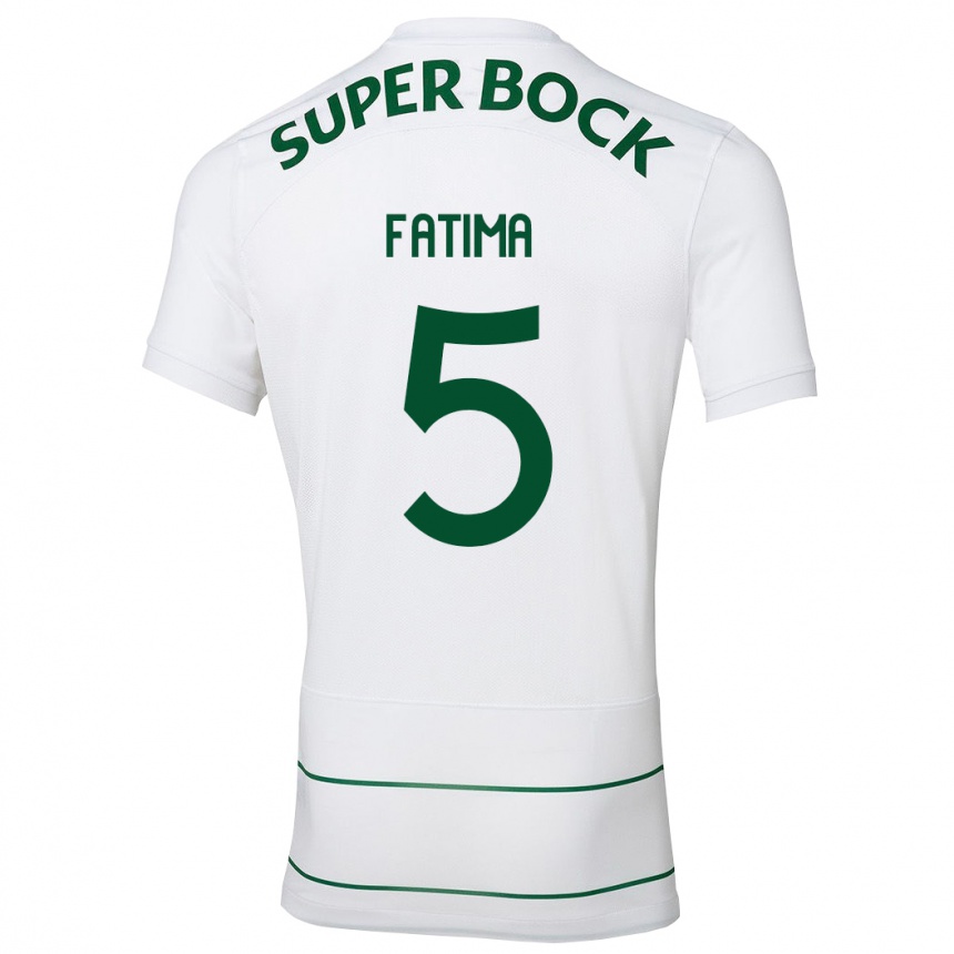 Men Football Francisca Fatima Aquino Dutra #5 White Away Jersey 2023/24 T-Shirt