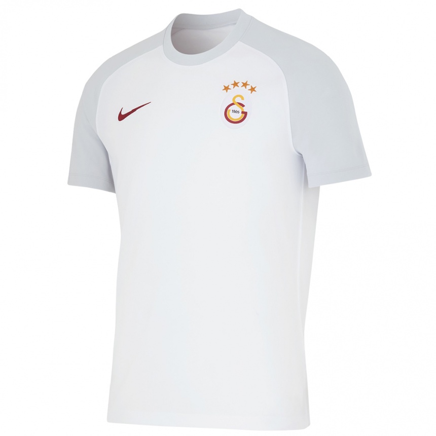 Men Football Your Name #0 White Away Jersey 2023/24 T-Shirt