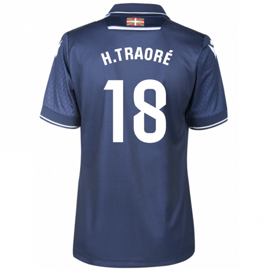 Men Football Hamari Traoré #18 Navy Away Jersey 2023/24 T-Shirt