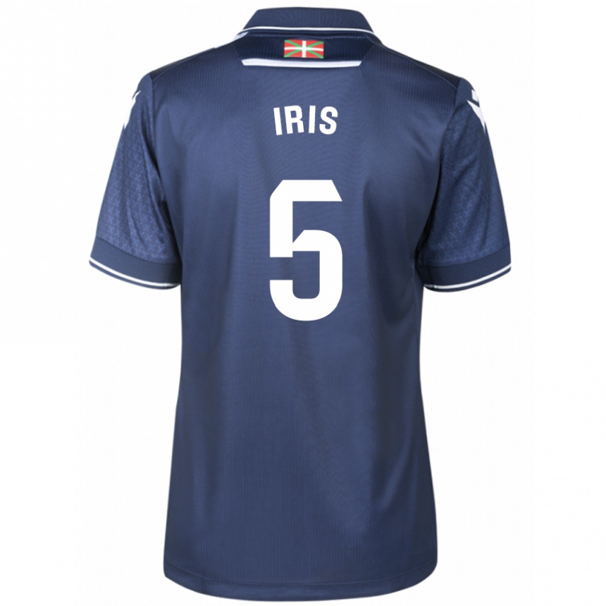 Men Football Iris Arnaiz Gil #5 Navy Away Jersey 2023/24 T-Shirt