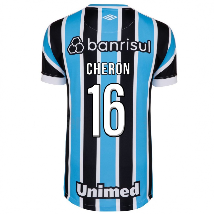 Women Football Bruno Cheron #16 Blue Home Jersey 2023/24 T-Shirt