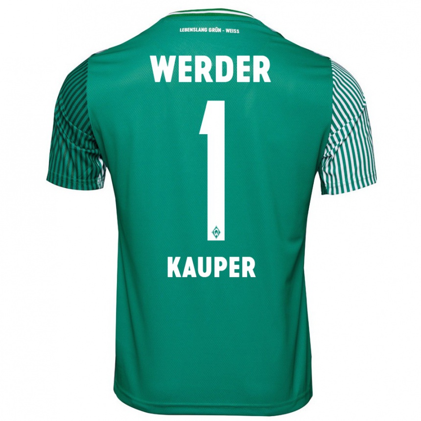 Women Football Ben Käuper #1 Green Home Jersey 2023/24 T-Shirt