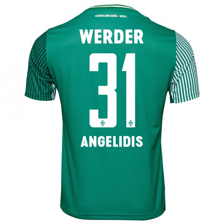 Women Football Spyros Angelidis #31 Green Home Jersey 2023/24 T-Shirt