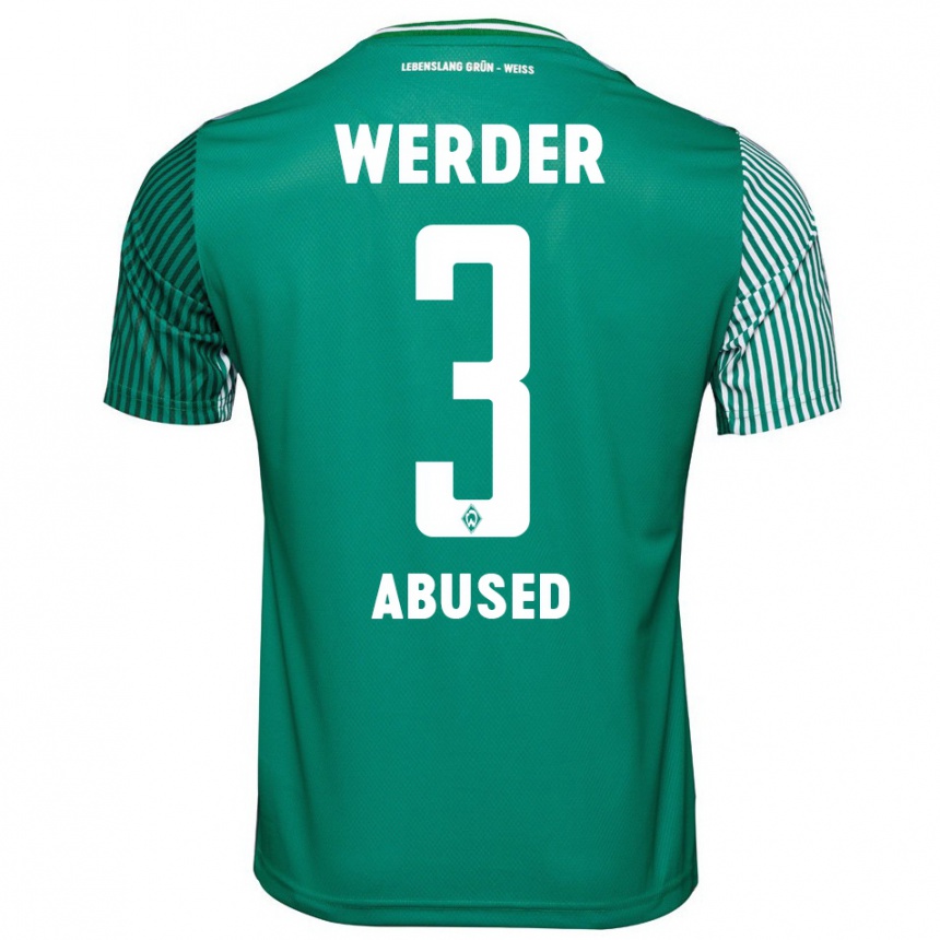 Women Football Dlges Abused #3 Green Home Jersey 2023/24 T-Shirt