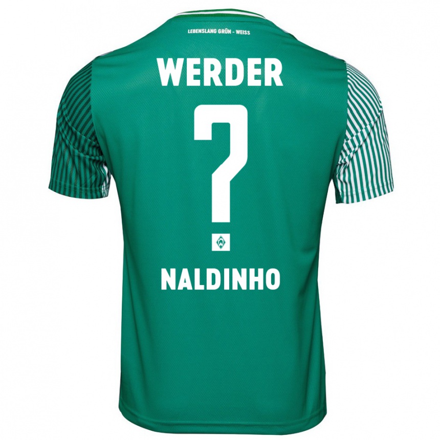 Women Football Naldinho #0 Green Home Jersey 2023/24 T-Shirt