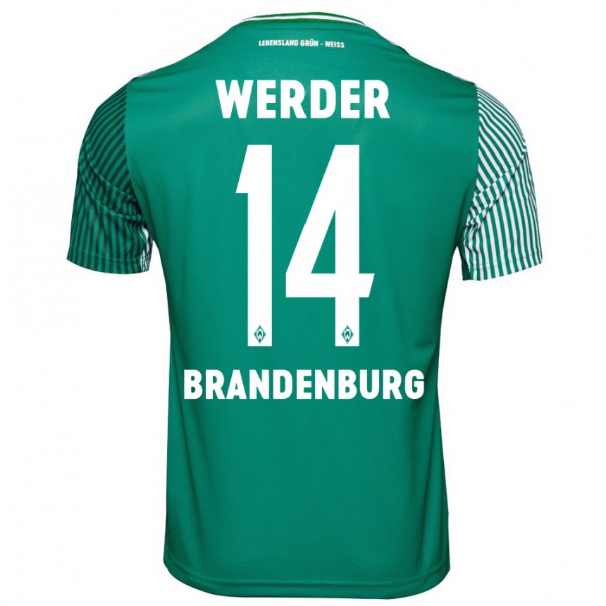 Women Football Michaela Brandenburg #14 Green Home Jersey 2023/24 T-Shirt