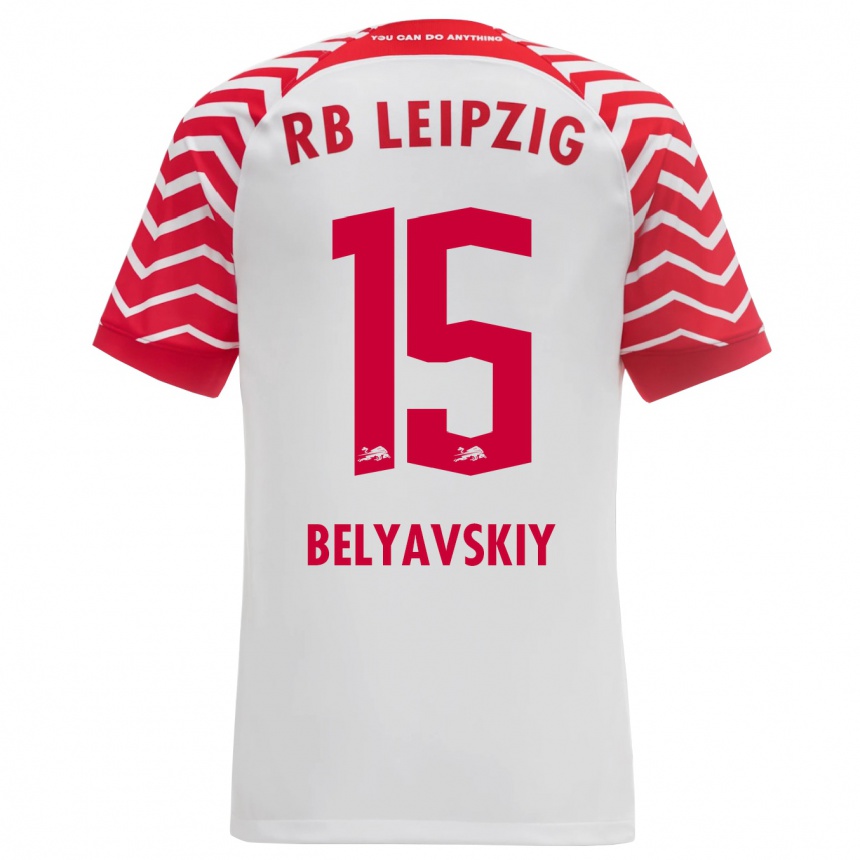 Women Football David Belyavskiy #15 White Home Jersey 2023/24 T-Shirt