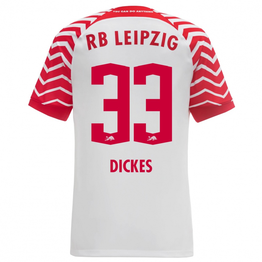 Women Football Fernando Dickes #33 White Home Jersey 2023/24 T-Shirt