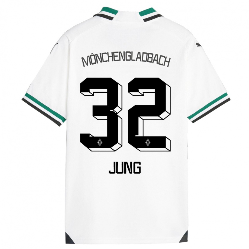 Women Football In-Gyom Jung #32 White Green Home Jersey 2023/24 T-Shirt