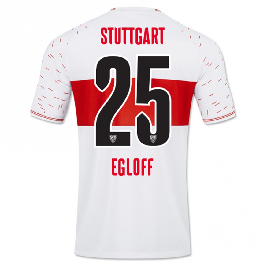 Women Football Lilian Egloff #25 White Home Jersey 2023/24 T-Shirt