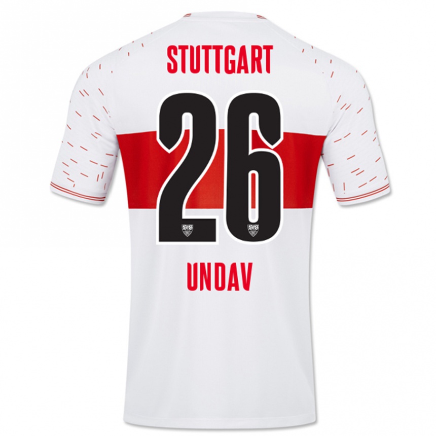 Women Football Deniz Undav #26 White Home Jersey 2023/24 T-Shirt