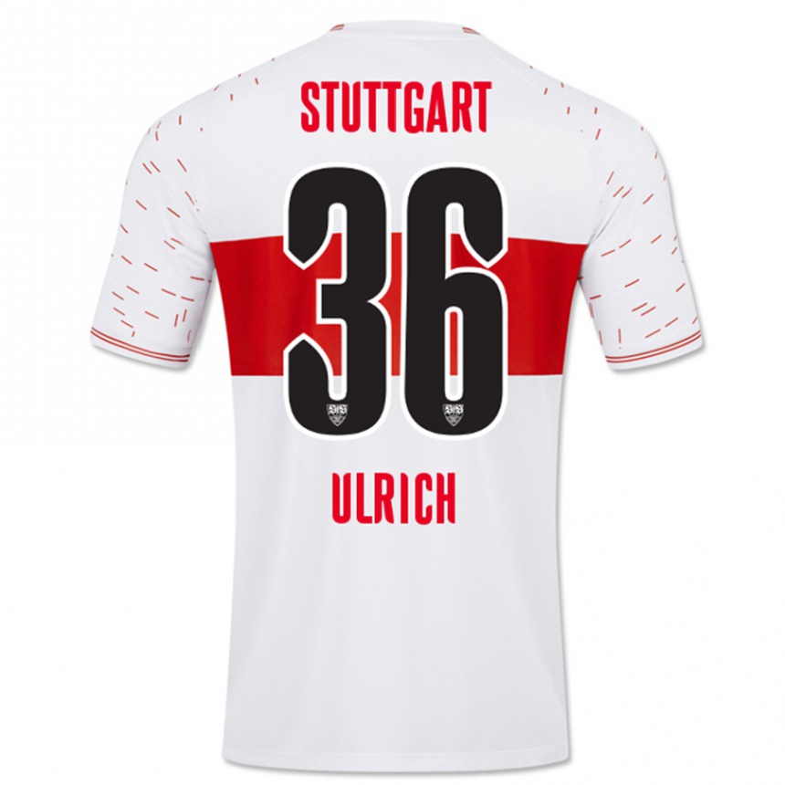 Women Football Laurin Ulrich #36 White Home Jersey 2023/24 T-Shirt