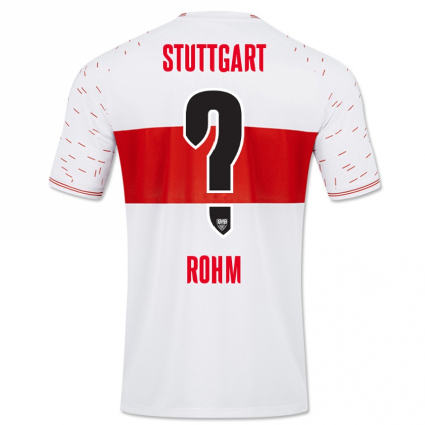 Women Football Mareg Rohm #0 White Home Jersey 2023/24 T-Shirt