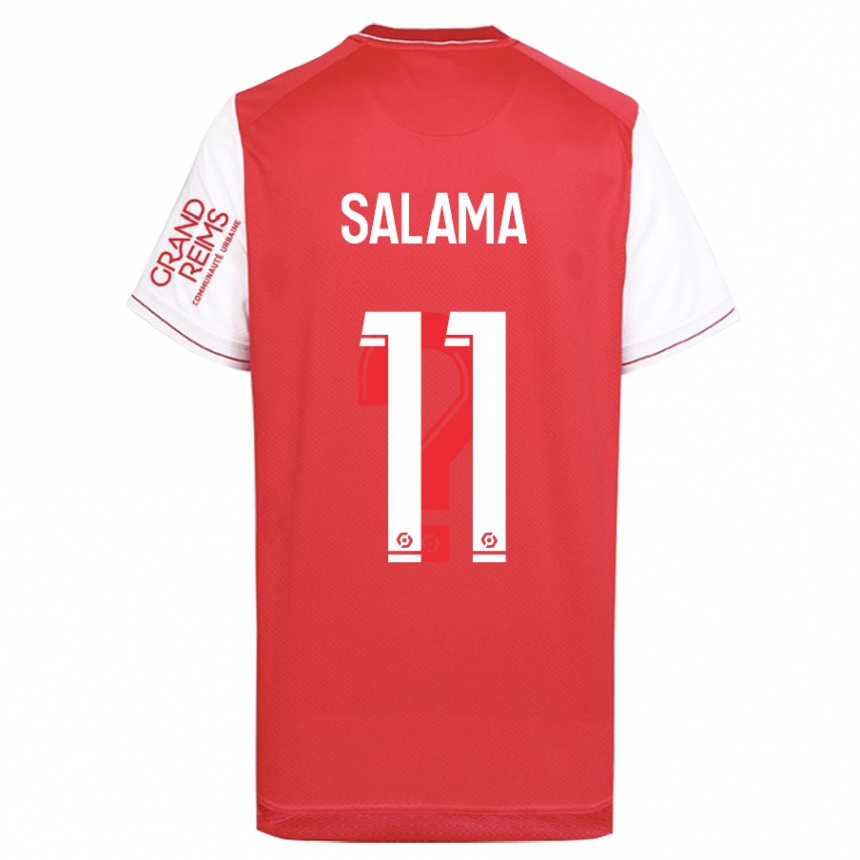 Women Football Amine Salama #11 Red Home Jersey 2023/24 T-Shirt