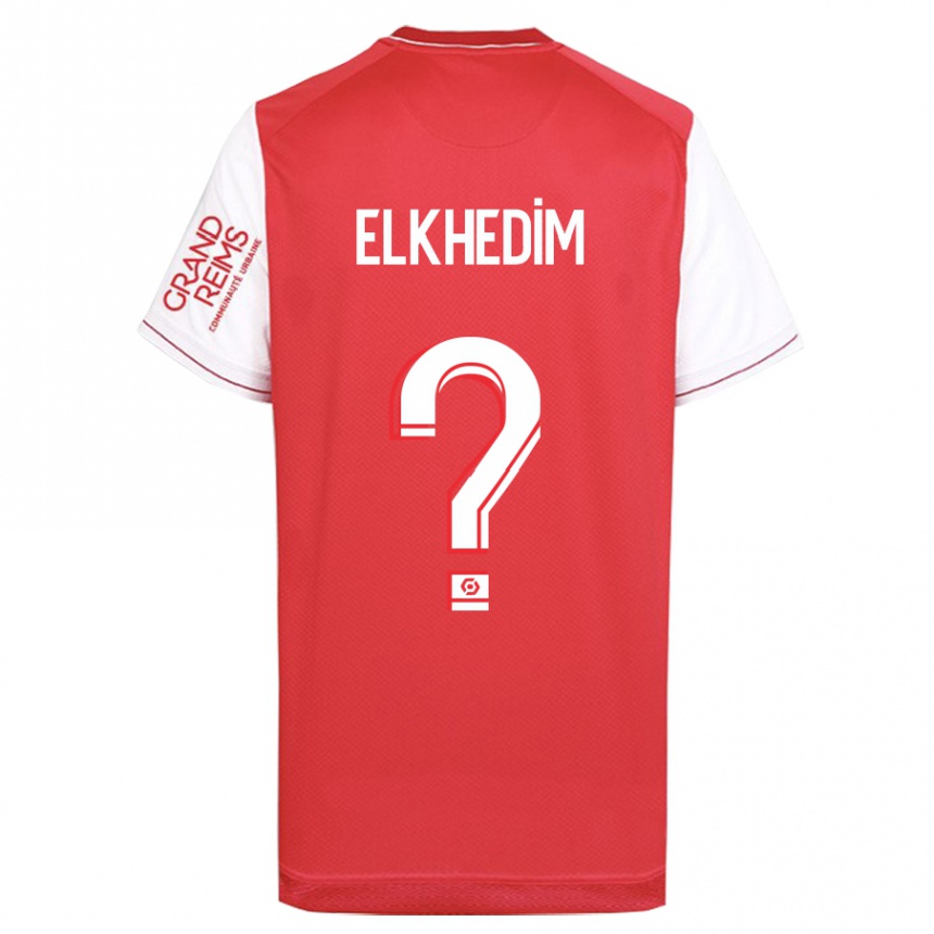 Women Football Abdenoor Elkhedim #0 Red Home Jersey 2023/24 T-Shirt