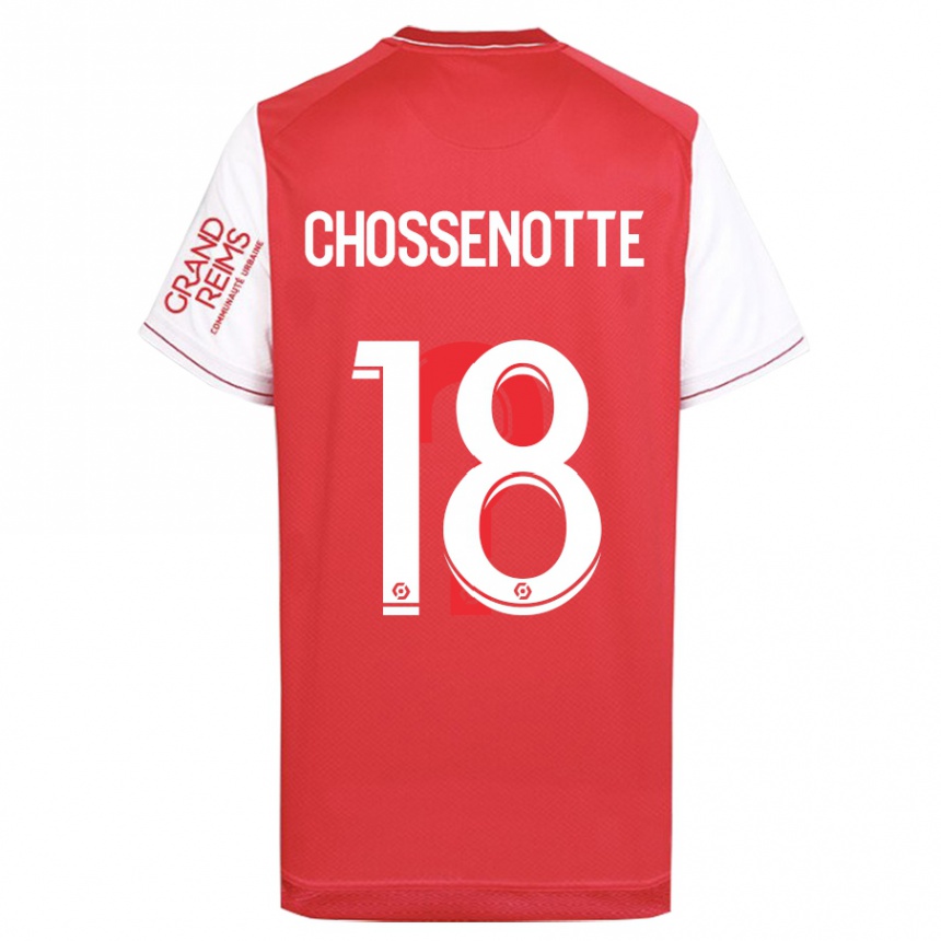 Women Football Shana Chossenotte #18 Red Home Jersey 2023/24 T-Shirt