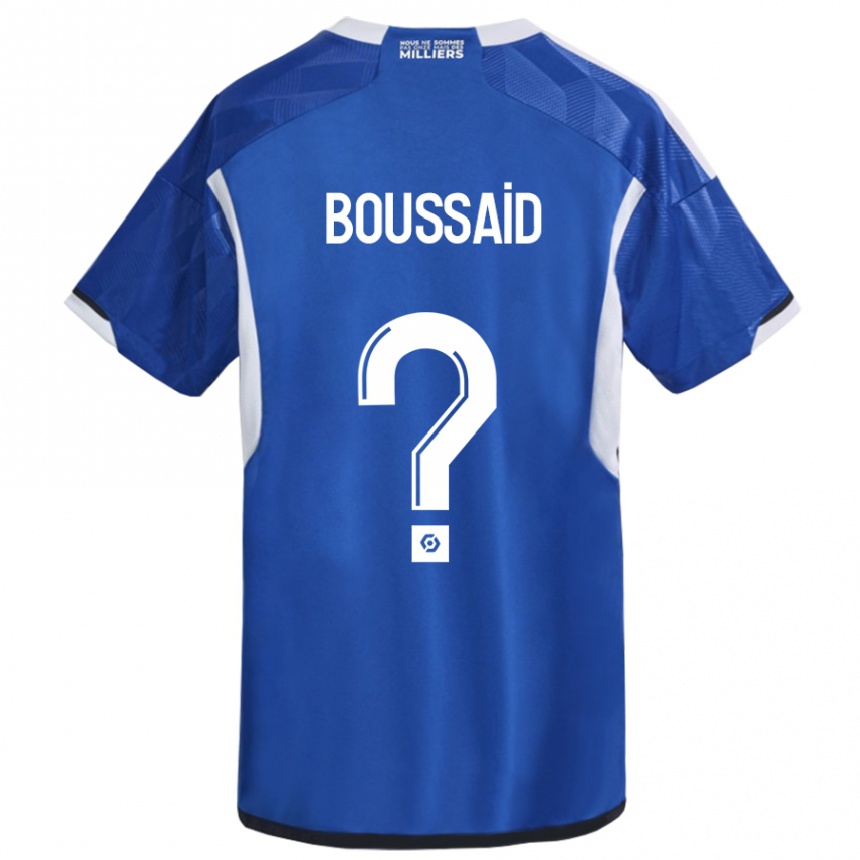 Women Football Willsem Boussaid #0 Blue Home Jersey 2023/24 T-Shirt