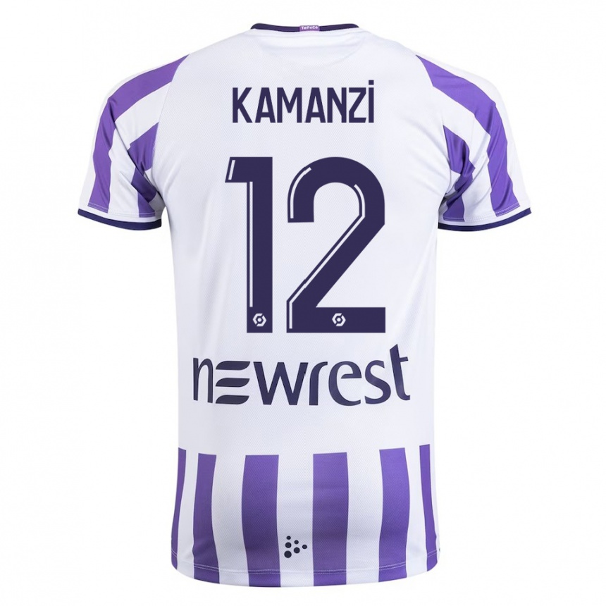 Women Football Warren Kamanzi #12 White Home Jersey 2023/24 T-Shirt