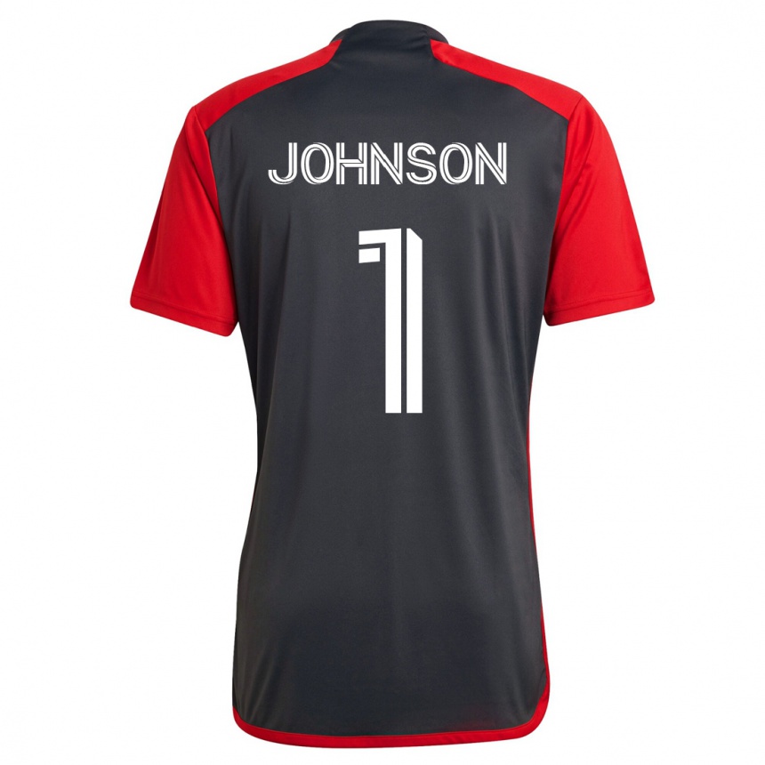Women Football Sean Johnson #1 Grey Home Jersey 2023/24 T-Shirt
