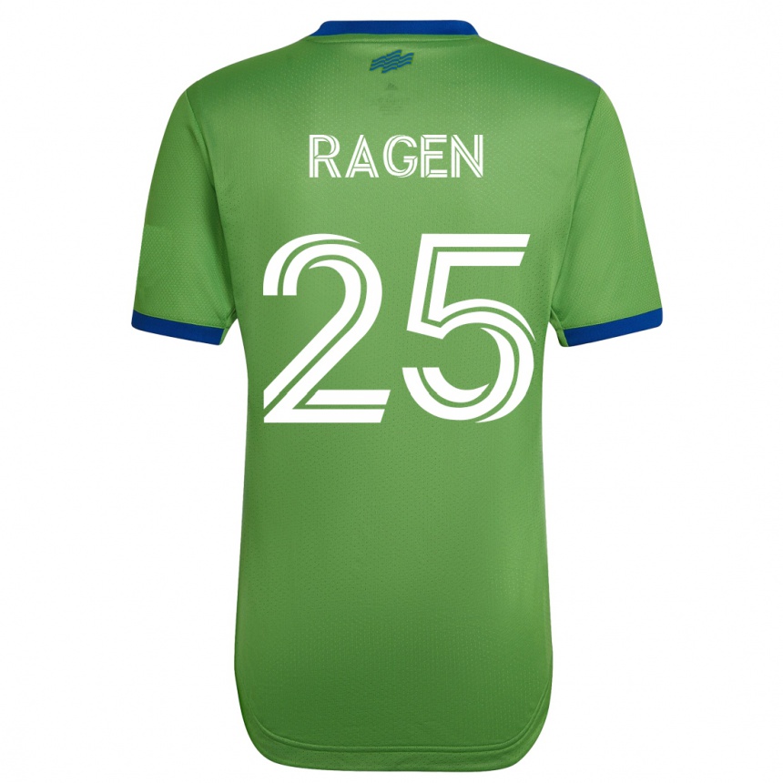 Women Football Jackson Ragen #25 Green Home Jersey 2023/24 T-Shirt