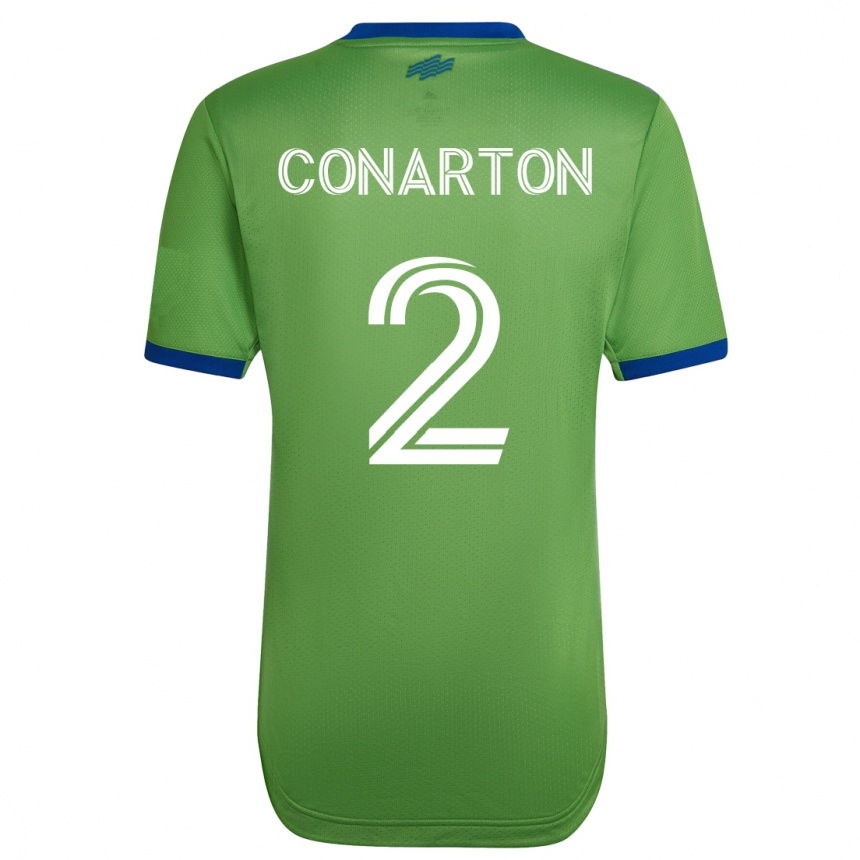 Women Football Alyssa Conarton #2 Green Home Jersey 2023/24 T-Shirt
