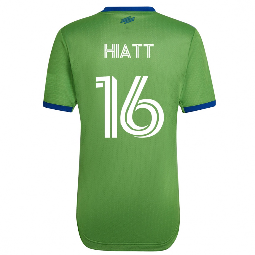 Women Football Samantha Hiatt #16 Green Home Jersey 2023/24 T-Shirt