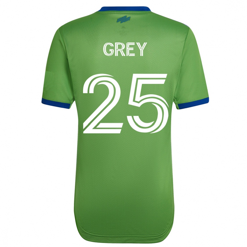Women Football Mireya Grey #25 Green Home Jersey 2023/24 T-Shirt