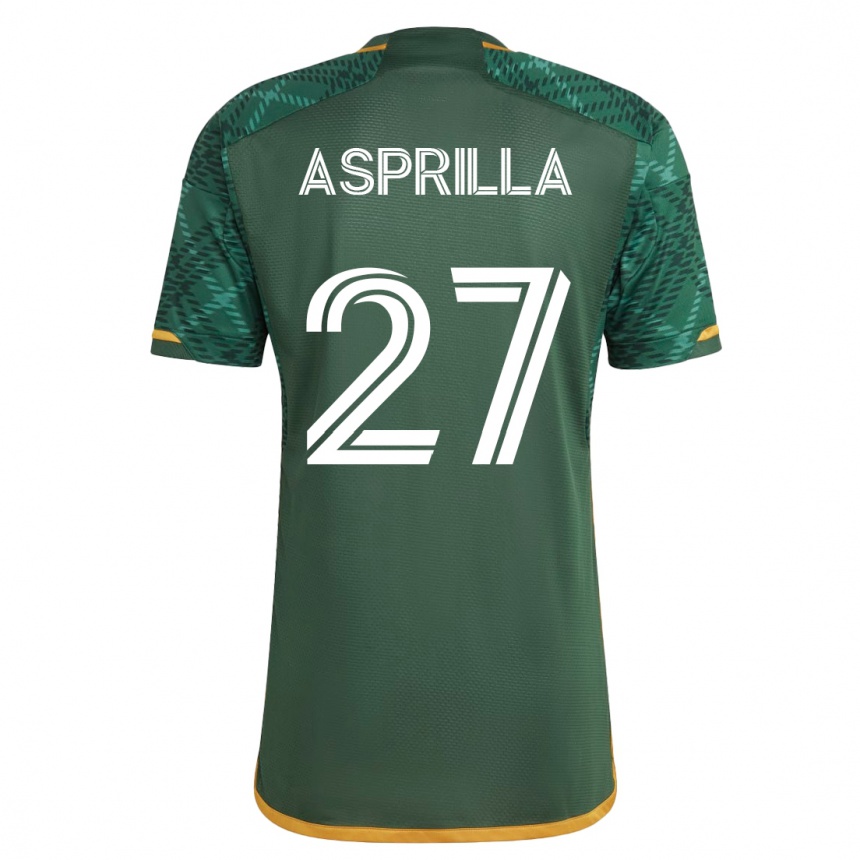 Women Football Dairon Asprilla #27 Green Home Jersey 2023/24 T-Shirt