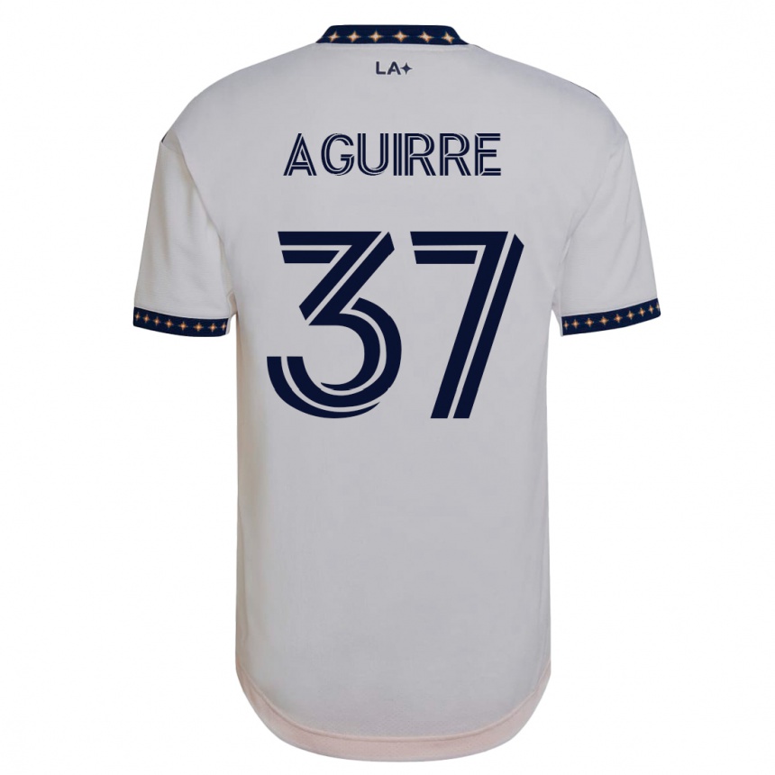 Women Football Daniel Aguirre #37 White Home Jersey 2023/24 T-Shirt