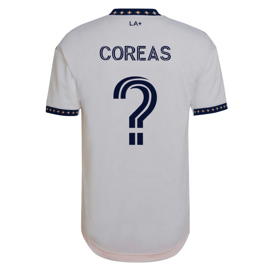 Women Football Christian Coreas #0 White Home Jersey 2023/24 T-Shirt