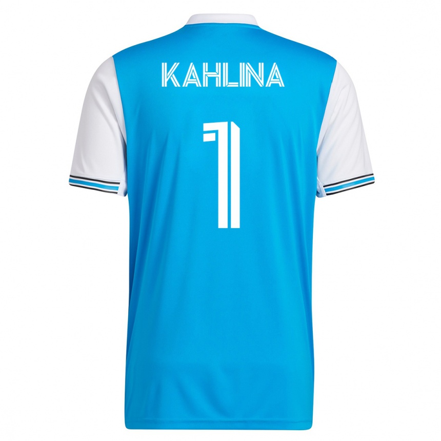 Women Football Kristijan Kahlina #1 Blue Home Jersey 2023/24 T-Shirt