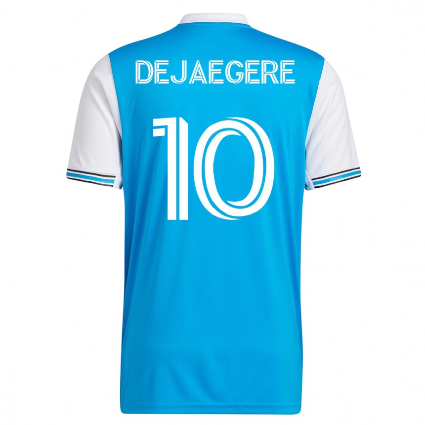 Women Football Brecht Dejaegere #10 Blue Home Jersey 2023/24 T-Shirt