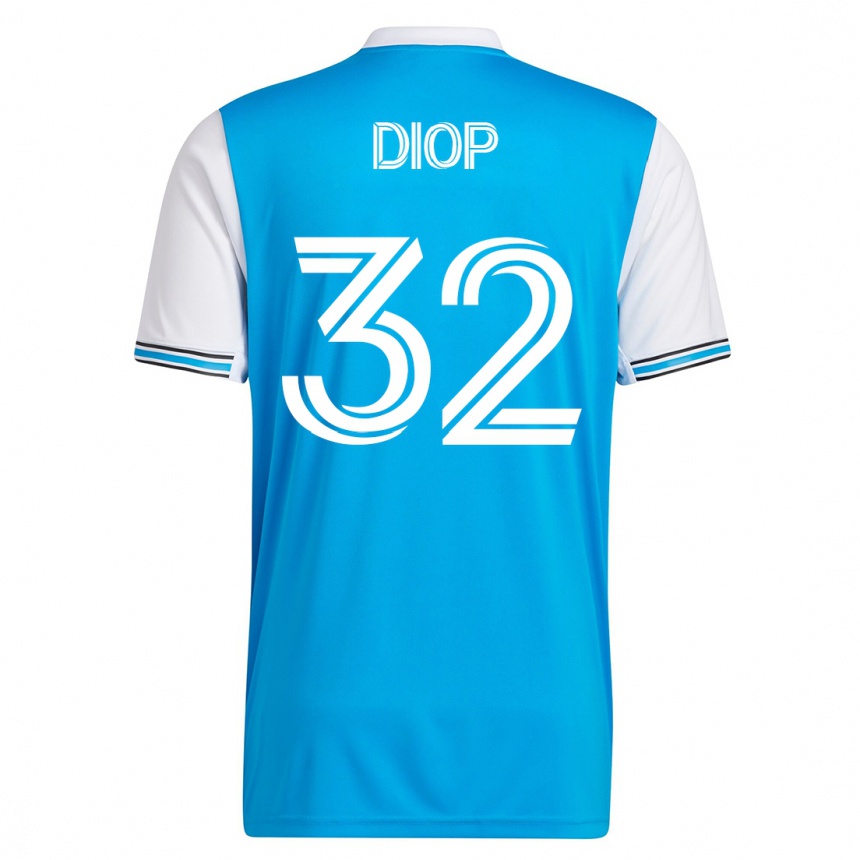 Women Football Hamady Diop #32 Blue Home Jersey 2023/24 T-Shirt