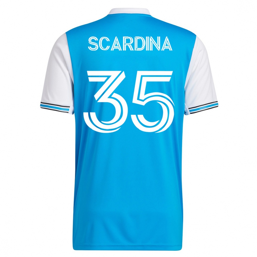 Women Football Nick Scardina #35 Blue Home Jersey 2023/24 T-Shirt
