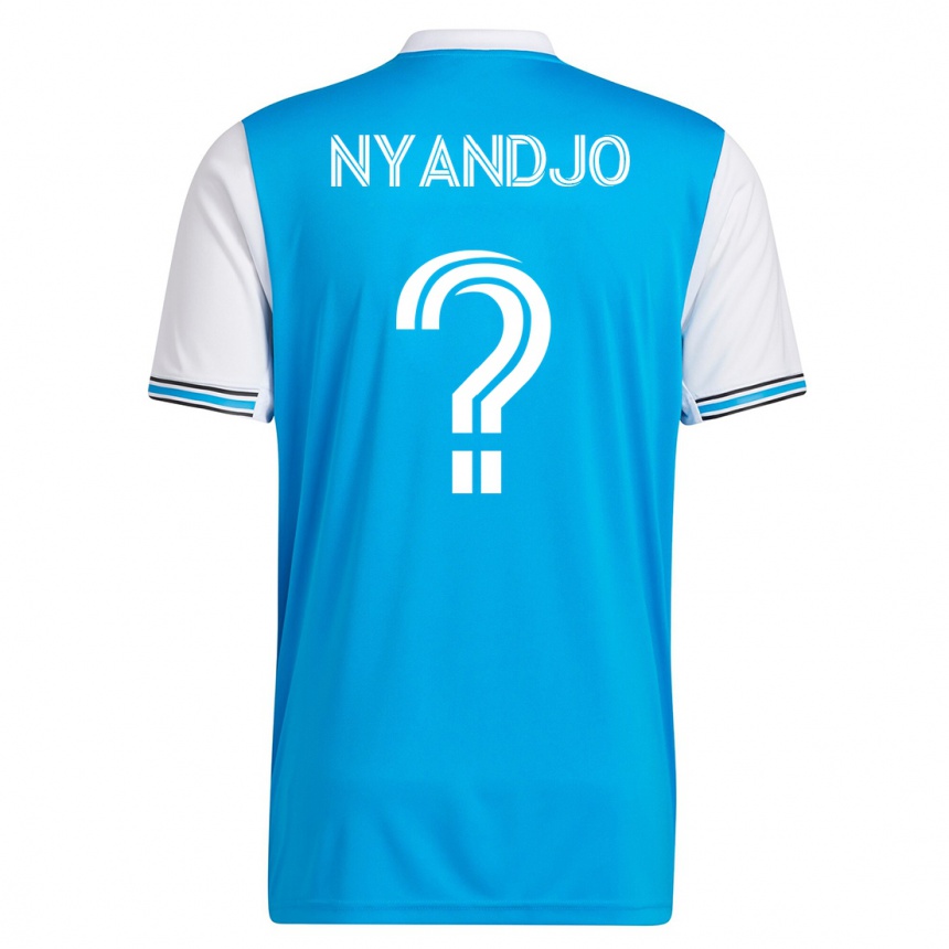 Women Football James Nyandjo #0 Blue Home Jersey 2023/24 T-Shirt