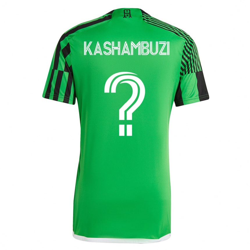 Women Football Nick Kashambuzi #0 Green Black Home Jersey 2023/24 T-Shirt