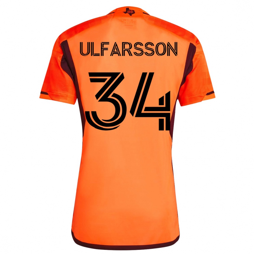 Women Football Thor Úlfarsson #34 Orange Home Jersey 2023/24 T-Shirt