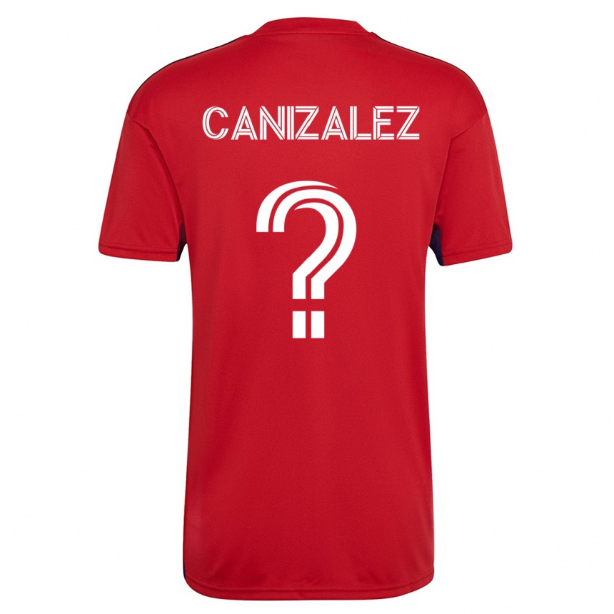 Women Football Henry Canizalez #0 Red Home Jersey 2023/24 T-Shirt