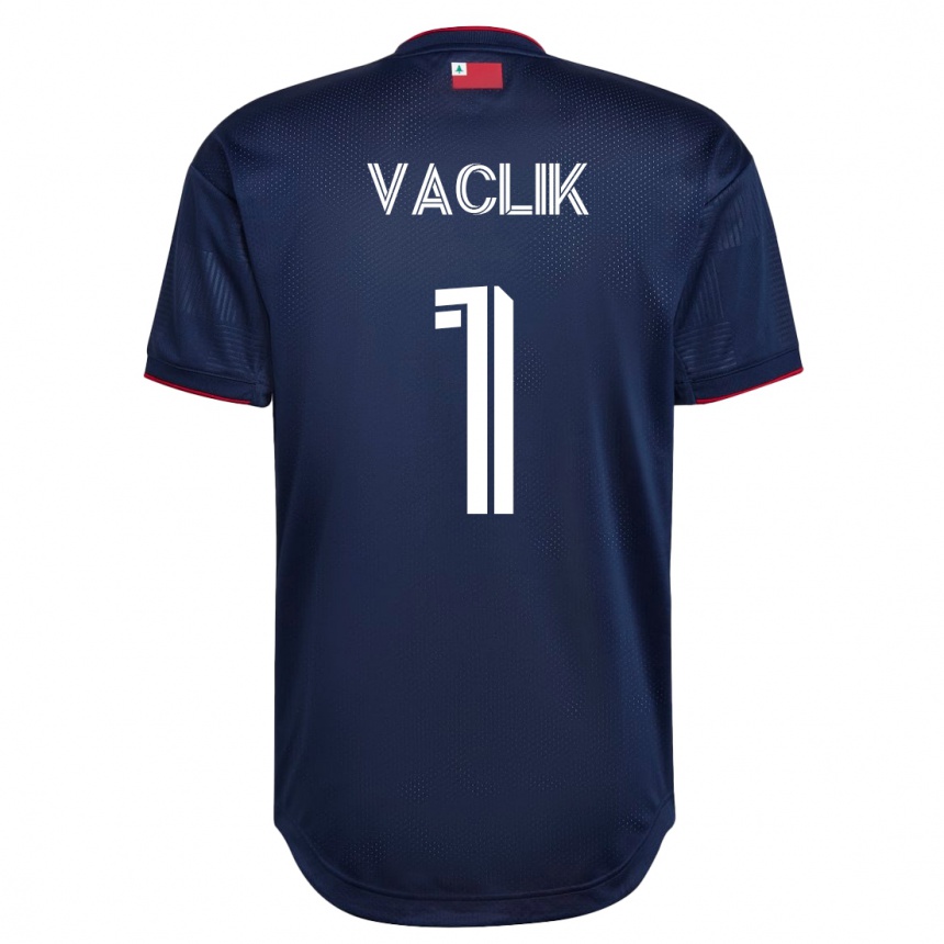 Women Football Tomas Vaclik #1 Navy Home Jersey 2023/24 T-Shirt