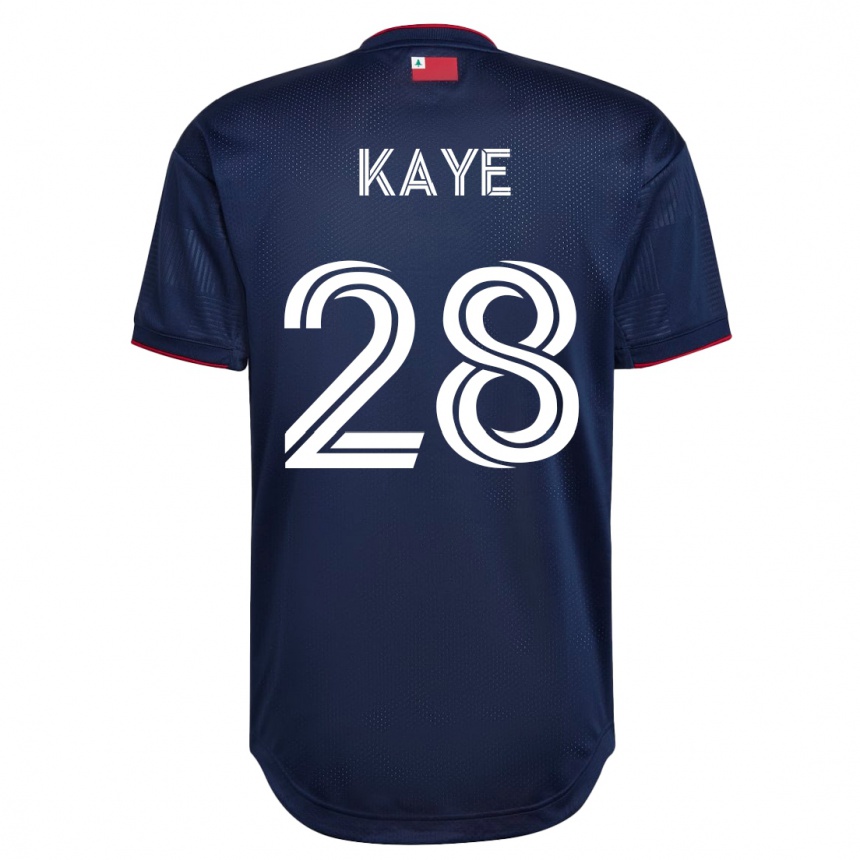 Women Football Mark-Anthony Kaye #28 Navy Home Jersey 2023/24 T-Shirt