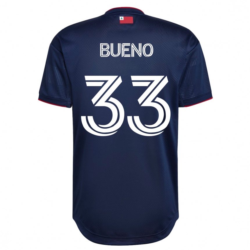 Women Football Brandonn Bueno #33 Navy Home Jersey 2023/24 T-Shirt